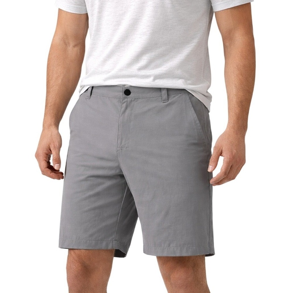 Banana Republic Performance Shorts Mens 38 Gray Stretch Tech Golf Casual